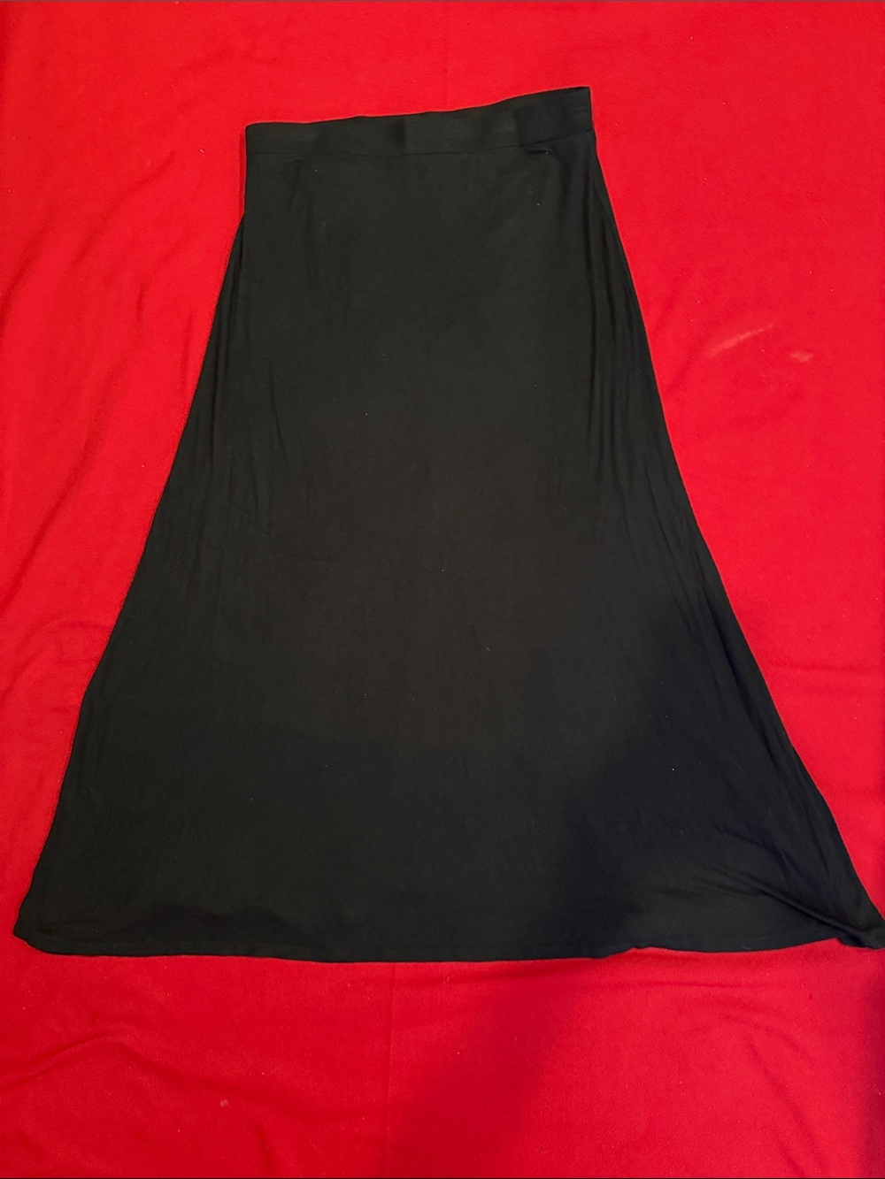 American Eagle Outfitters Black A-Line Maxi Skirt